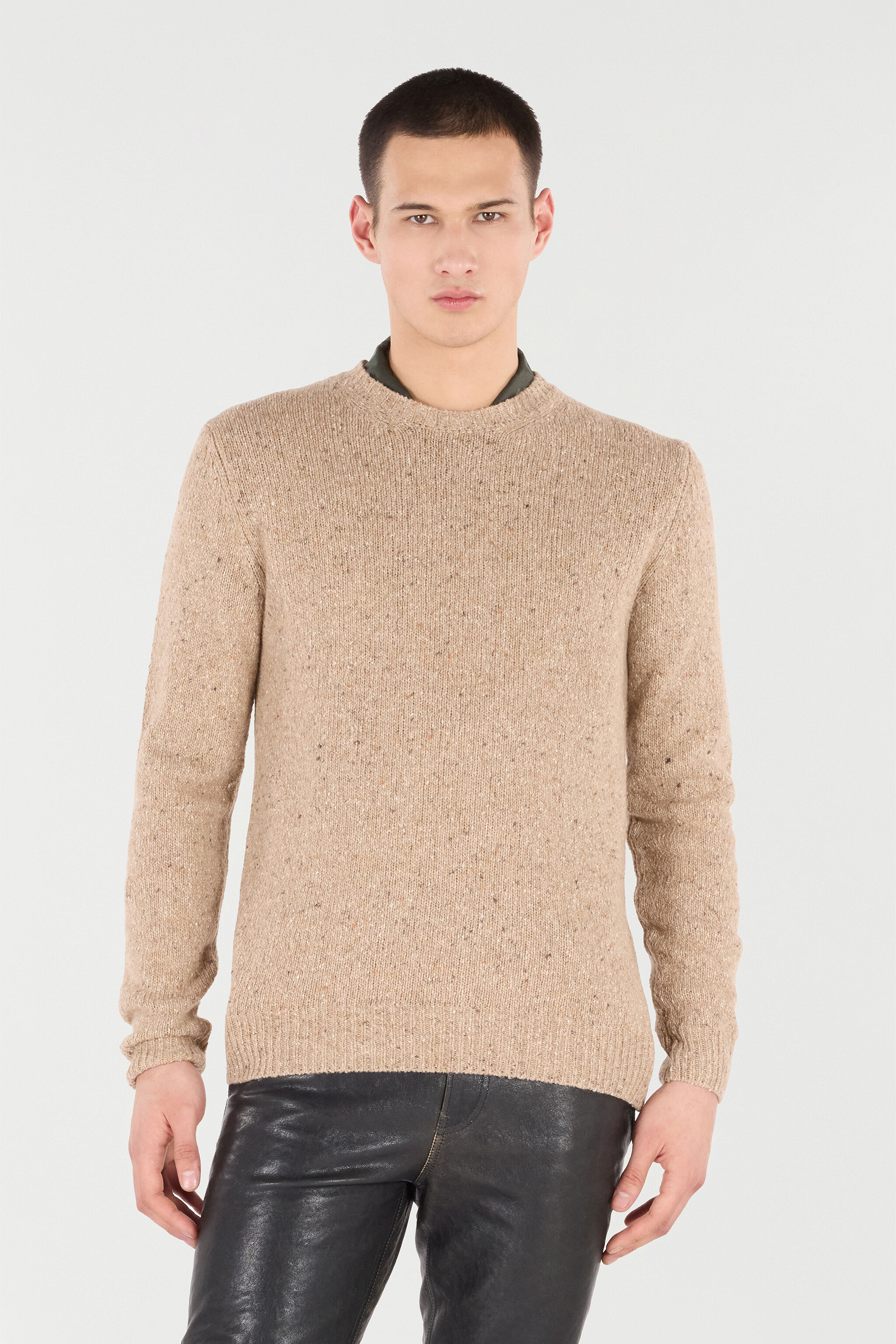 RC Pull À Col Ras-Du-Cou BEIGE POM60H-MQO38