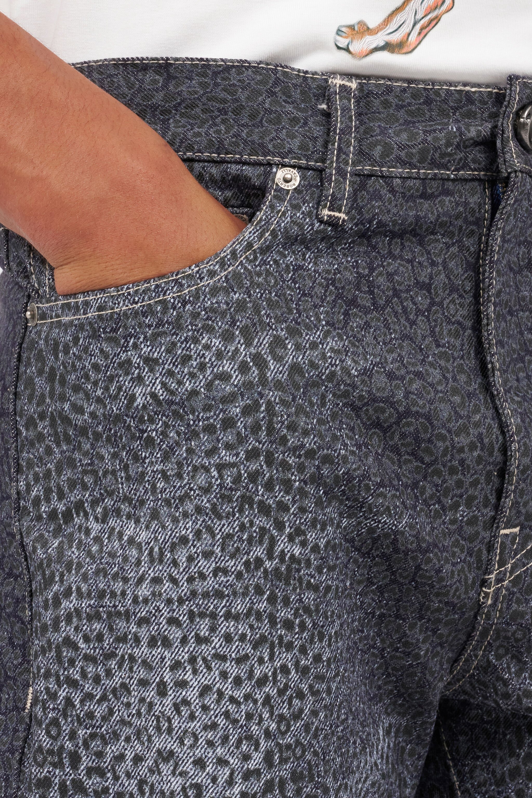 RC Baby Jaguar Print Jeans LUNAR ROCK WNJ216-DAR31