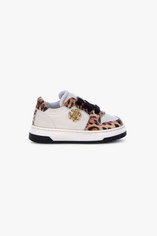 JU RC Sneakers White/Brown SJS01Q-PZJ02