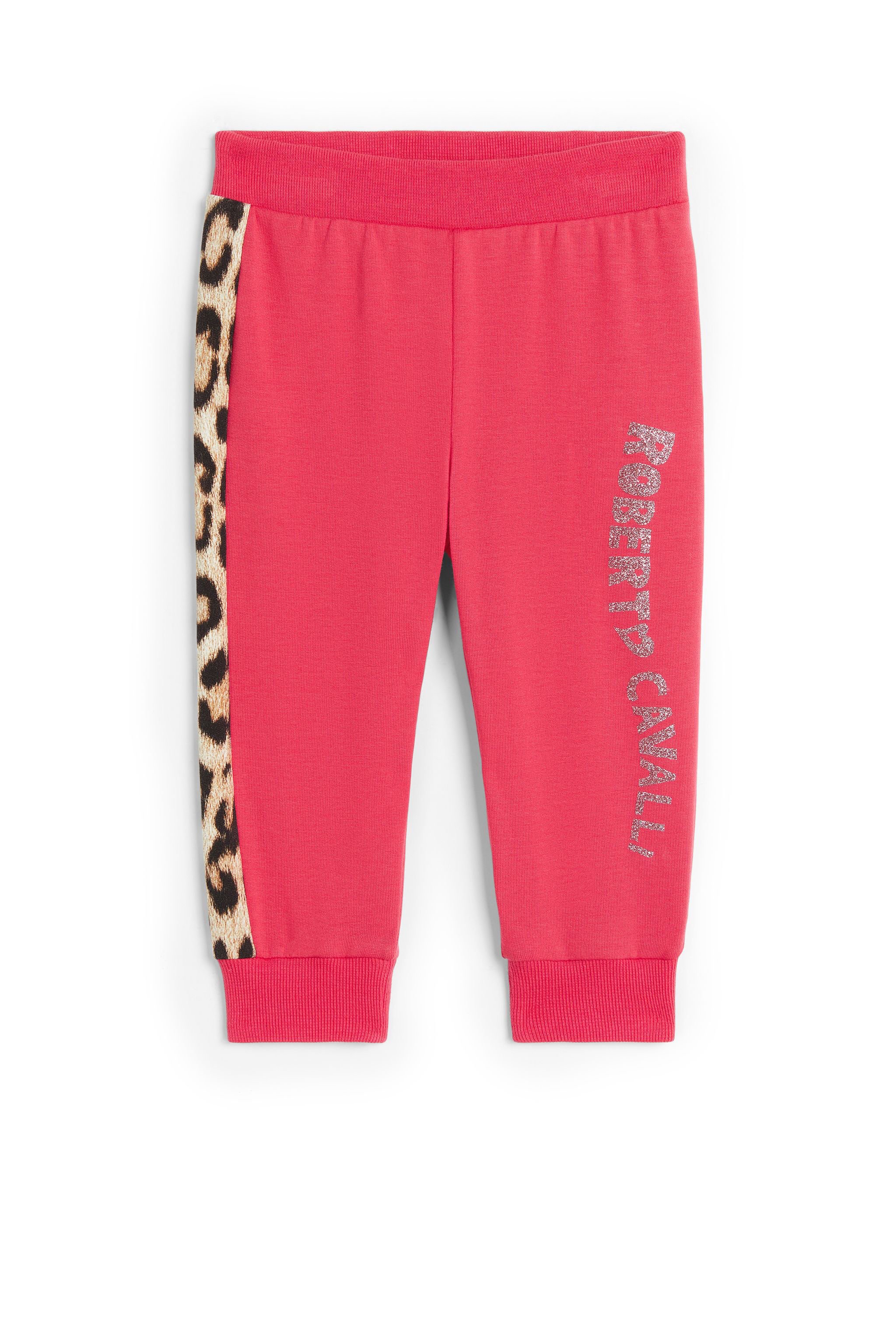 JU Jogginghose mit Leopardenmuster und Logo ROUGE RED LJT228-CF027