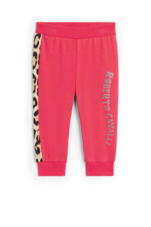 JU Jogginghose mit Leopardenmuster und Logo JU Jogginghose mit Leopardenmuster und Logo ROUGE RED LJT228-CF027