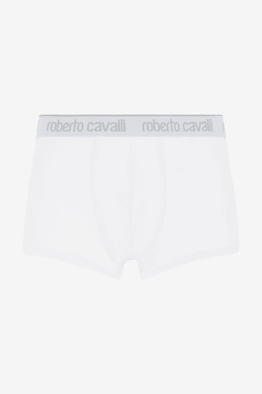 RC Bóxer con logo Roberto Cavalli Blanco TRO02A-JJ016