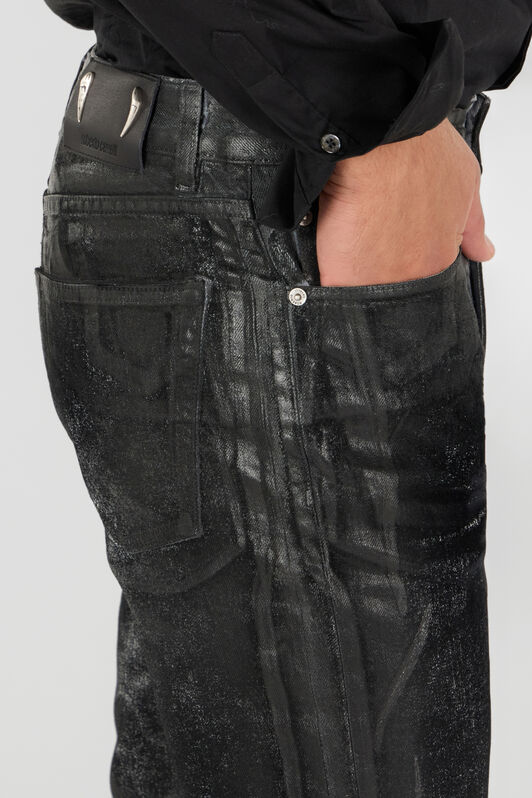 RC Used-effect pants Black URJ201-VT033