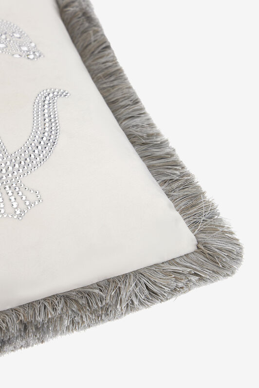 HO Cushion Crystal Snakes 40x40 White RALM38-IM038
