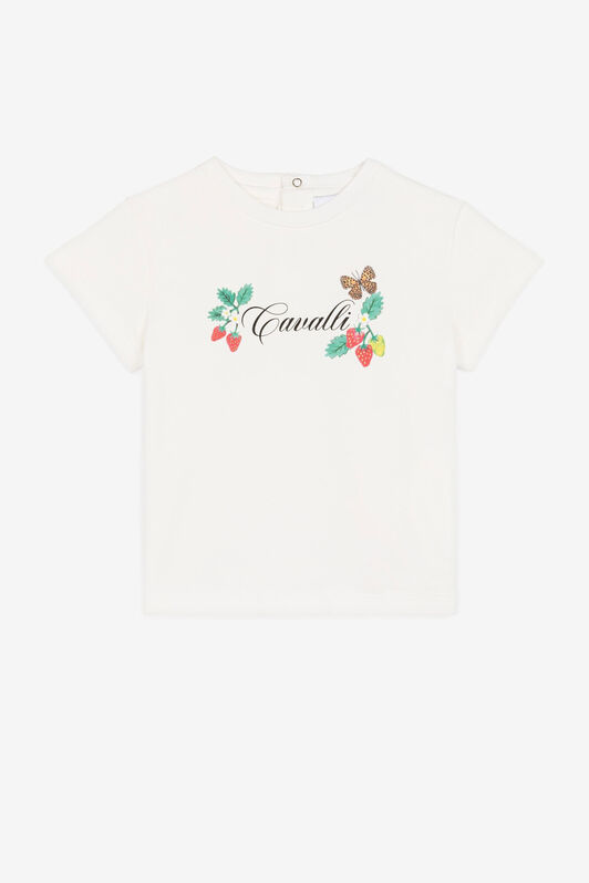 JU T-shirt con logo JU T-shirt con logo Bianco QJT616-JV025