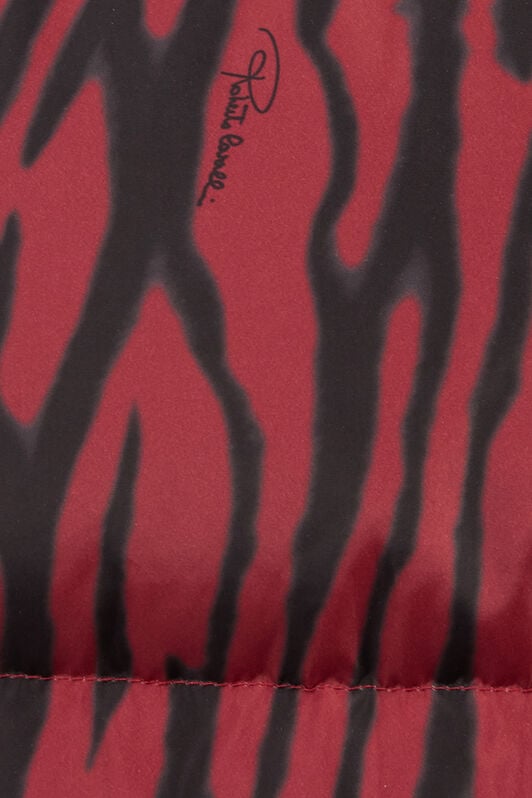 RC Zebra Print Down Jacket RED/BLACK ROT80G-OQS30