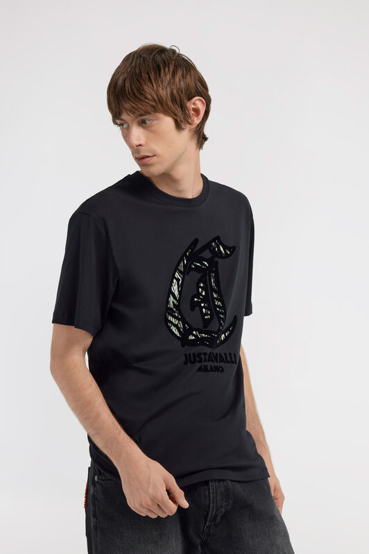 JC Just Cavalli T-shirt Black TFT037-TF054