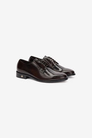 ${brand} Shiny-Effect Lace-Up Loafers ${colorDescription} ${masterID}