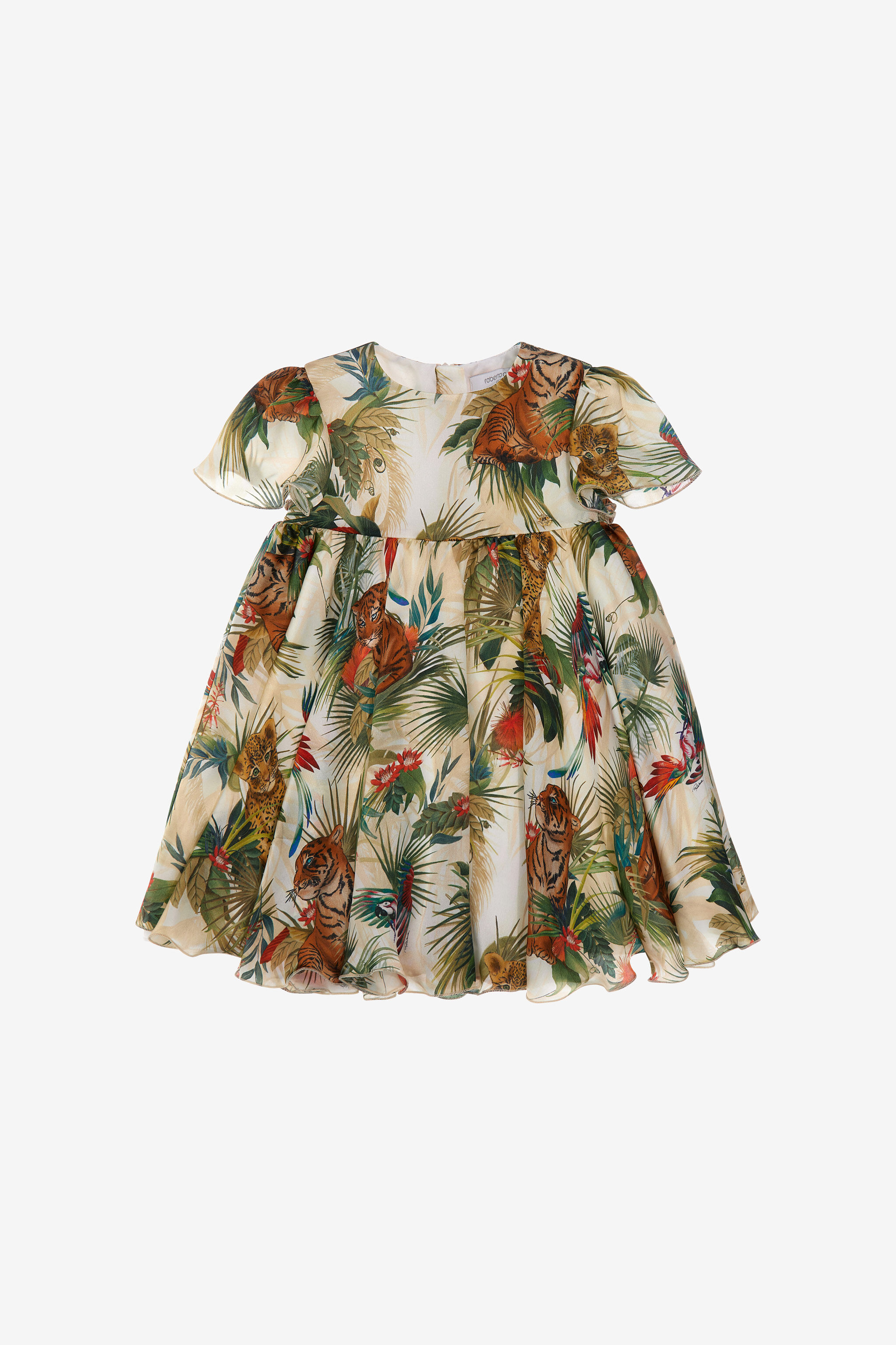 JU Jungle print dress Grün SJT134-2NI95