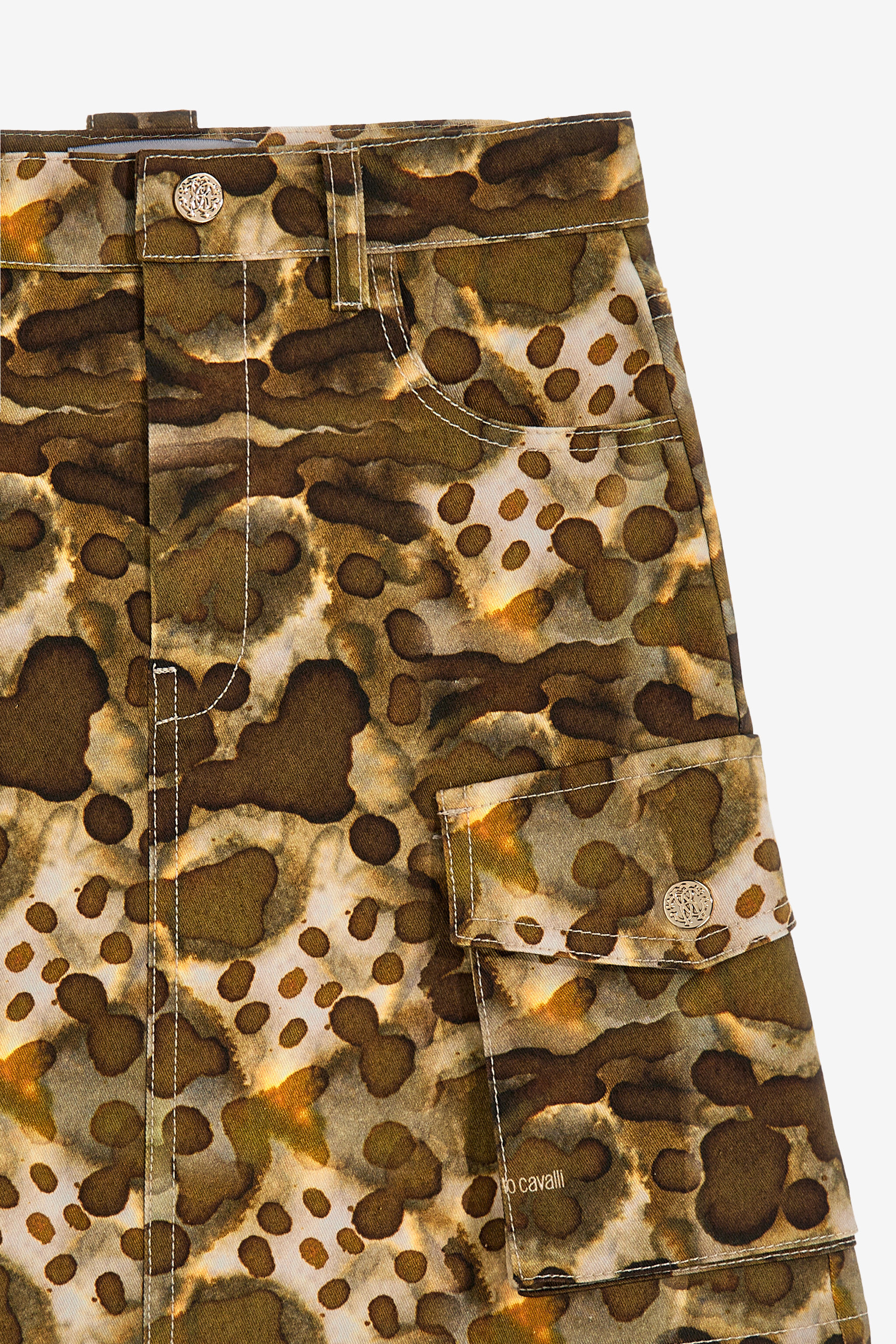 JU Printed skirt Light brown SJT305-6SI76