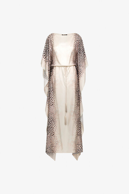 RC Shark Print Kaftan Ivory TKT103-4QN07