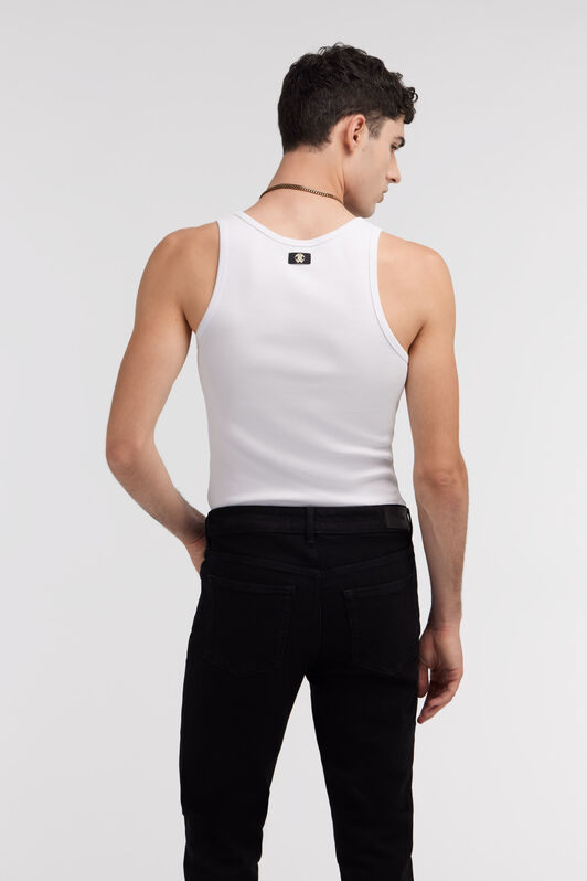RC Tank top with logo White SRT65A-JA002