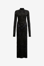 ${brand} Vestido con estampado Ornamental Black ${colorDescription} ${masterID}