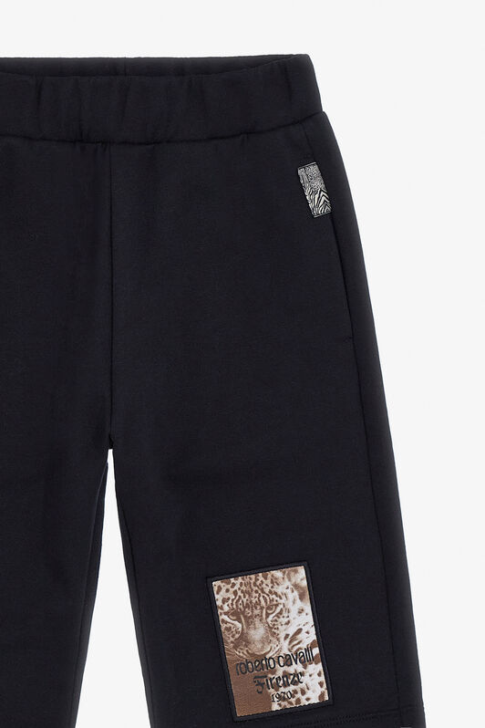 JU RC Logo Cotton Shorts Schwarz TJT20P-CF050