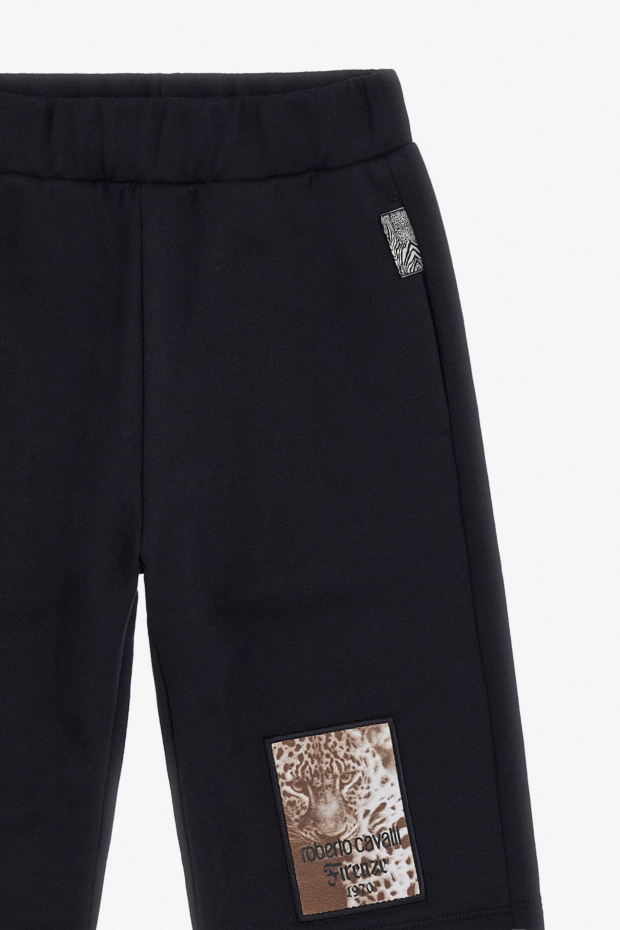JU RC Logo Cotton Shorts Schwarz TJT20P-CF050