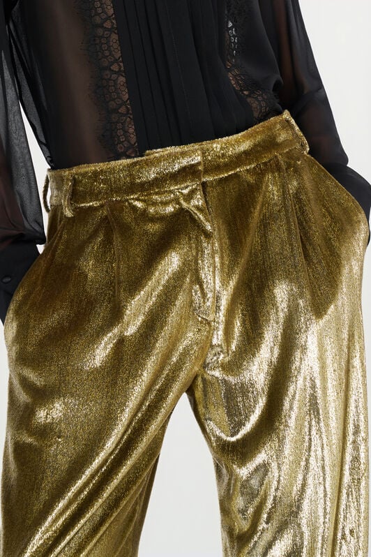 RC Gold Velvet Long Pants LIGHT GOLD WKT205-FT062