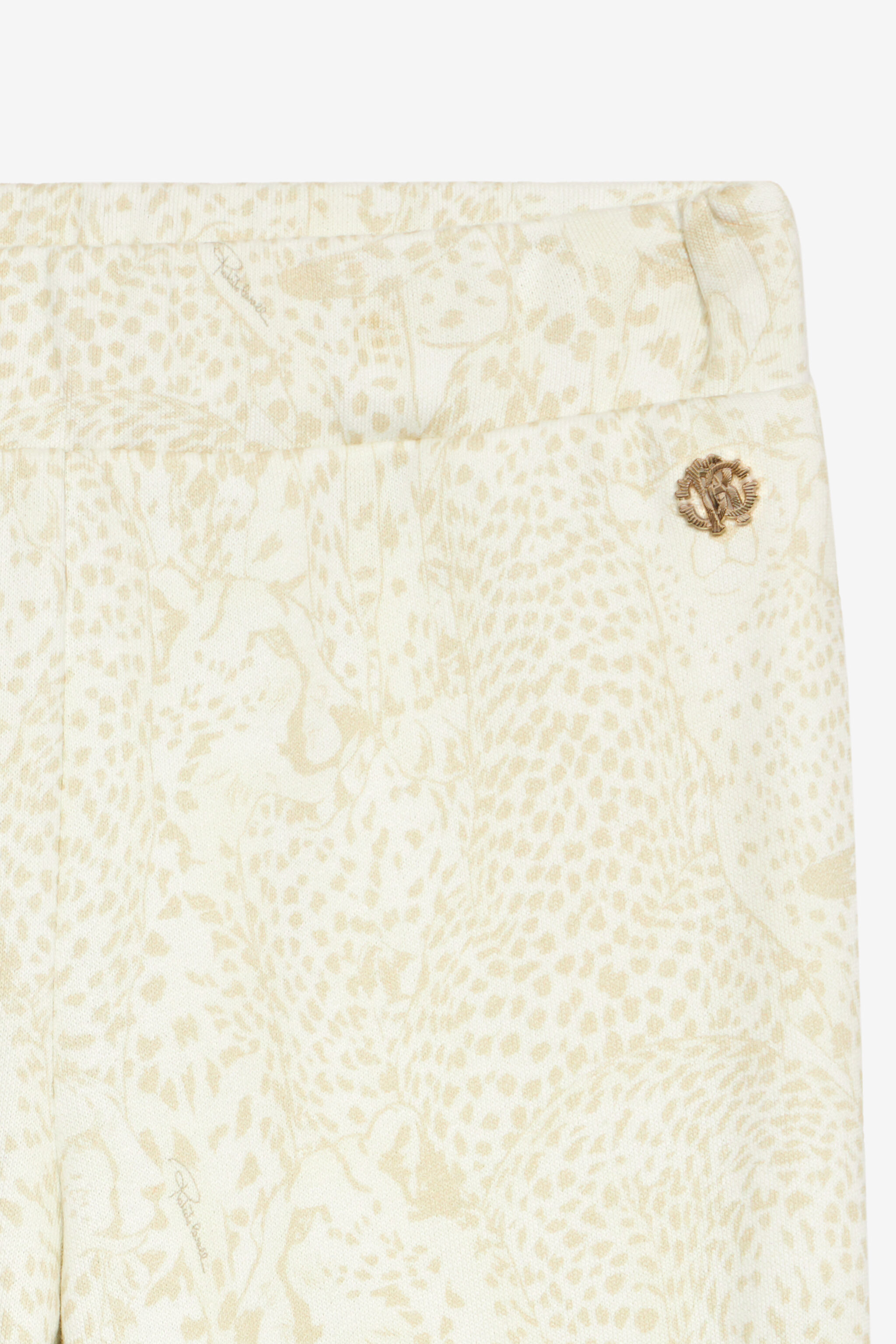 JU Sporthose Mit Gepardenprint Elfenbein UJT23E-5OO35