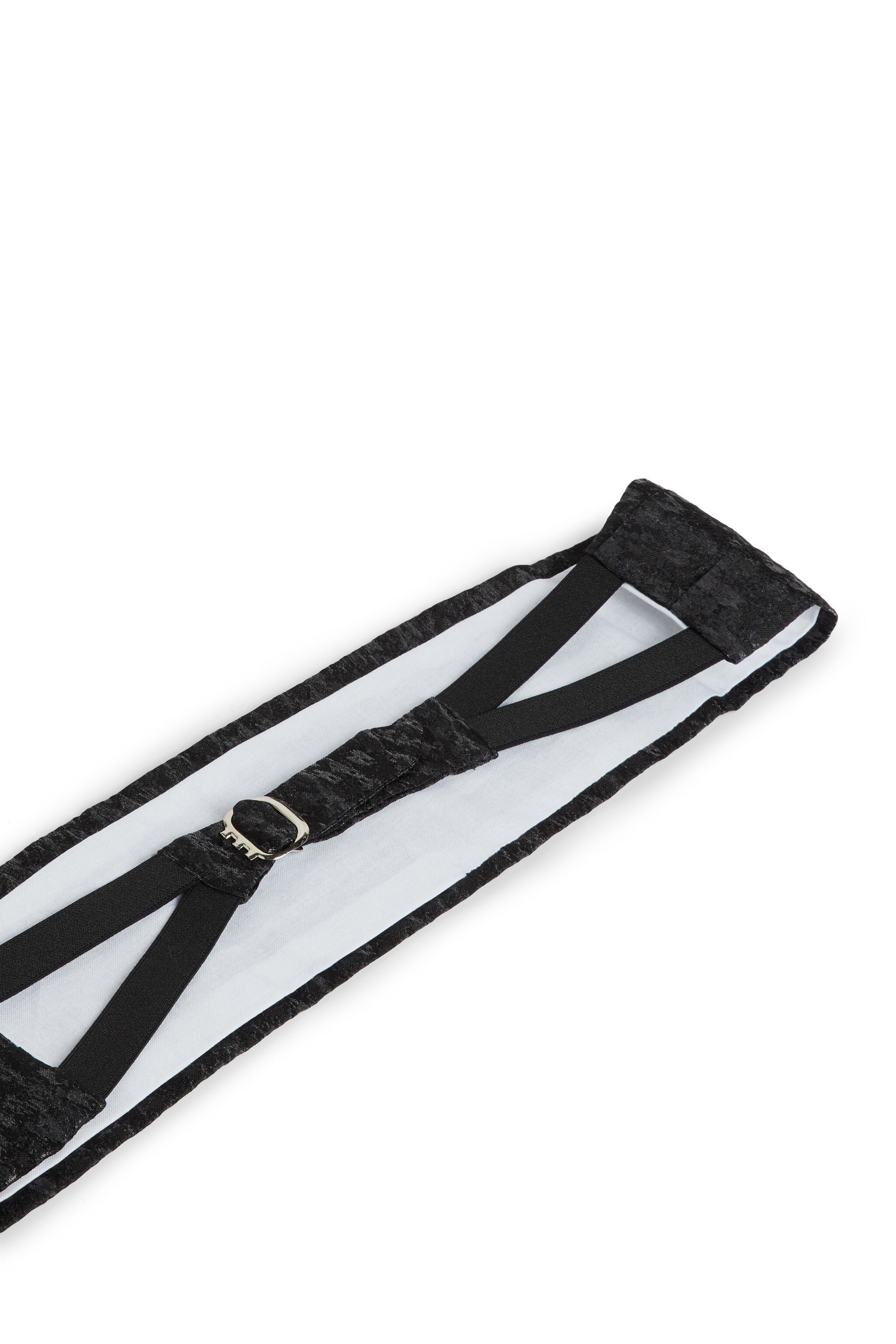 UG Ceinture smoking noire et grise BLACK/GREY IYZ03V-SE111