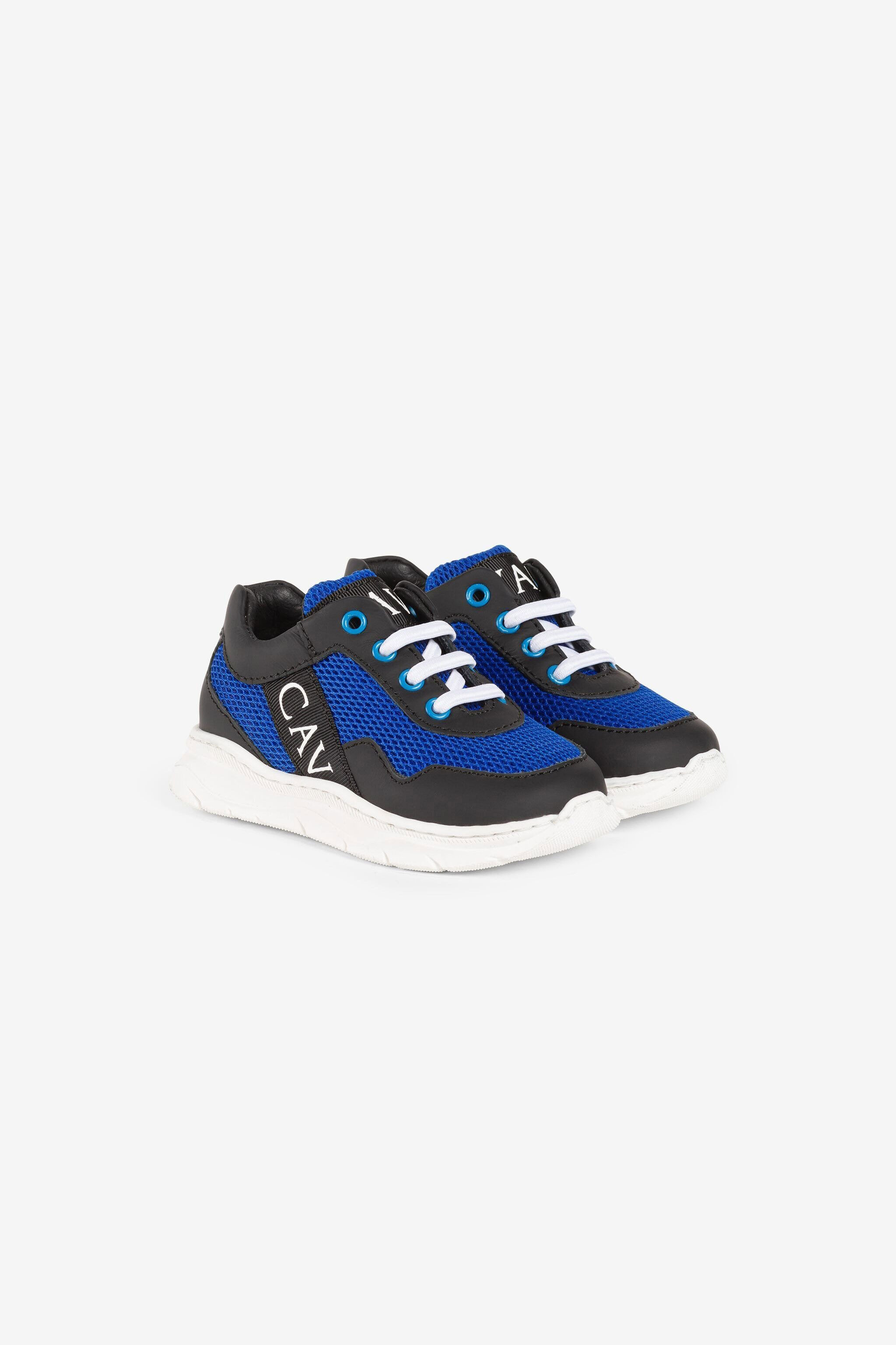 JU Sneakers con logo Blu PJS057-FG003
