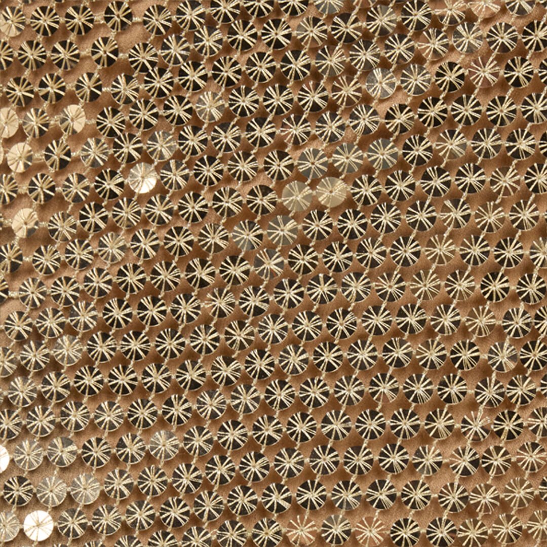 RC Gonna Midi Oro Con Paillettes GOLD WWR305-TR007