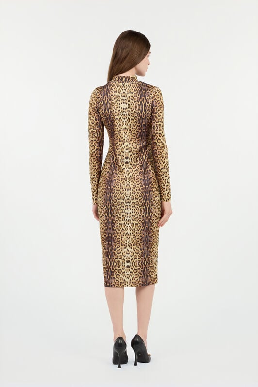 RC Abito Midi Stampa Leopardata RC Abito Midi Stampa Leopardata JAGUAR ROM10A-MSG34