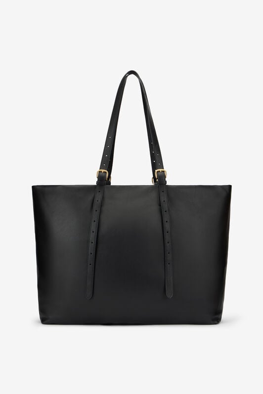 RC Borsa in Pelle con Logo BLACK WKB001-PZ078