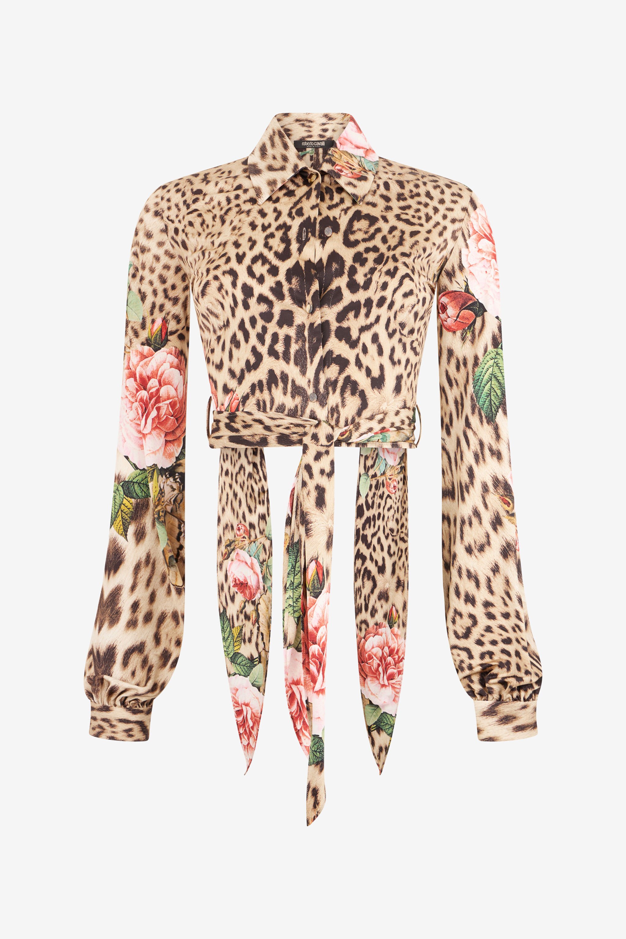 RC Chemise Imprimé Jaguar Roses NATURAL XQT705-JRT24