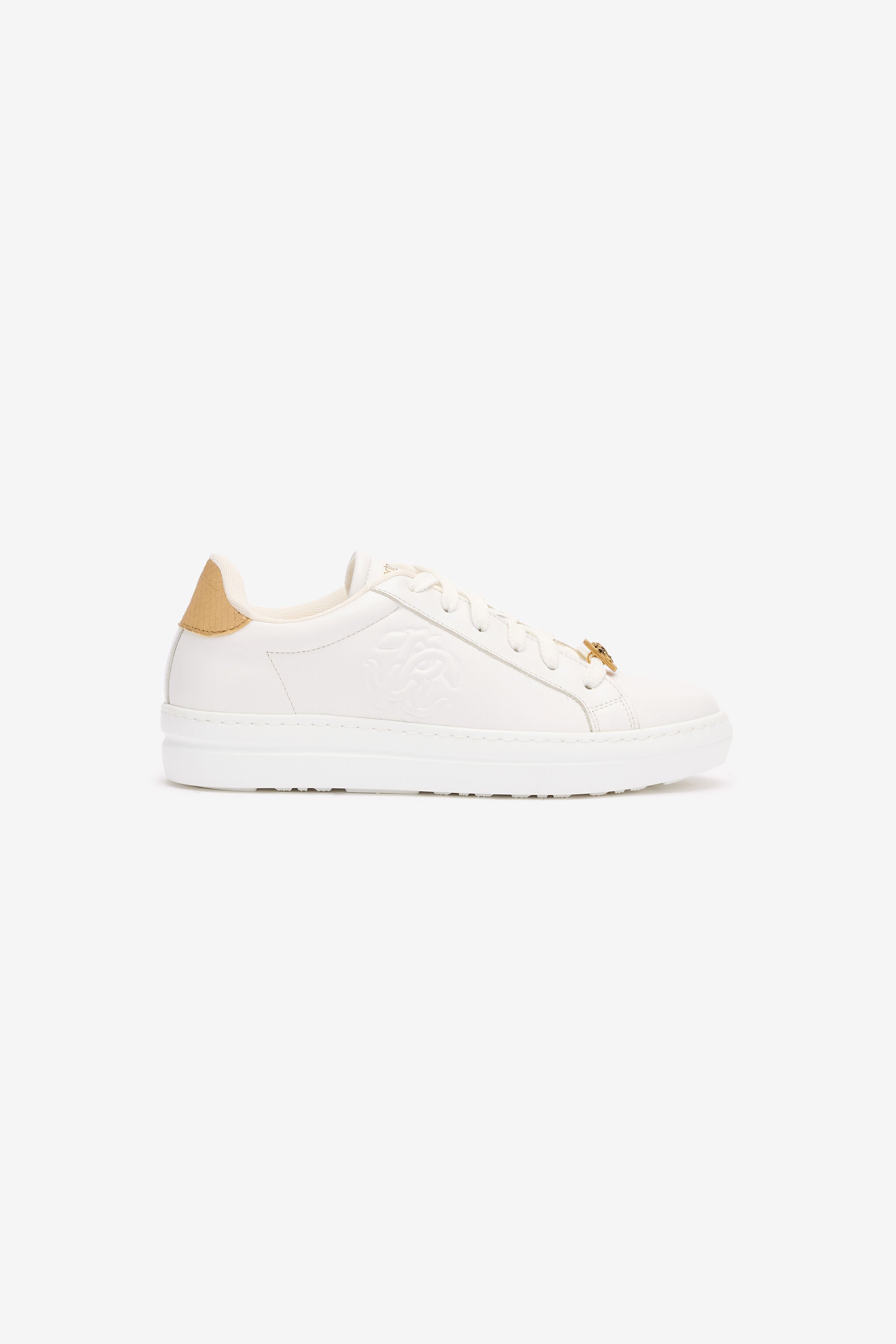 RC Sneakers With Snake Scale Back White UKS033-PZ95A