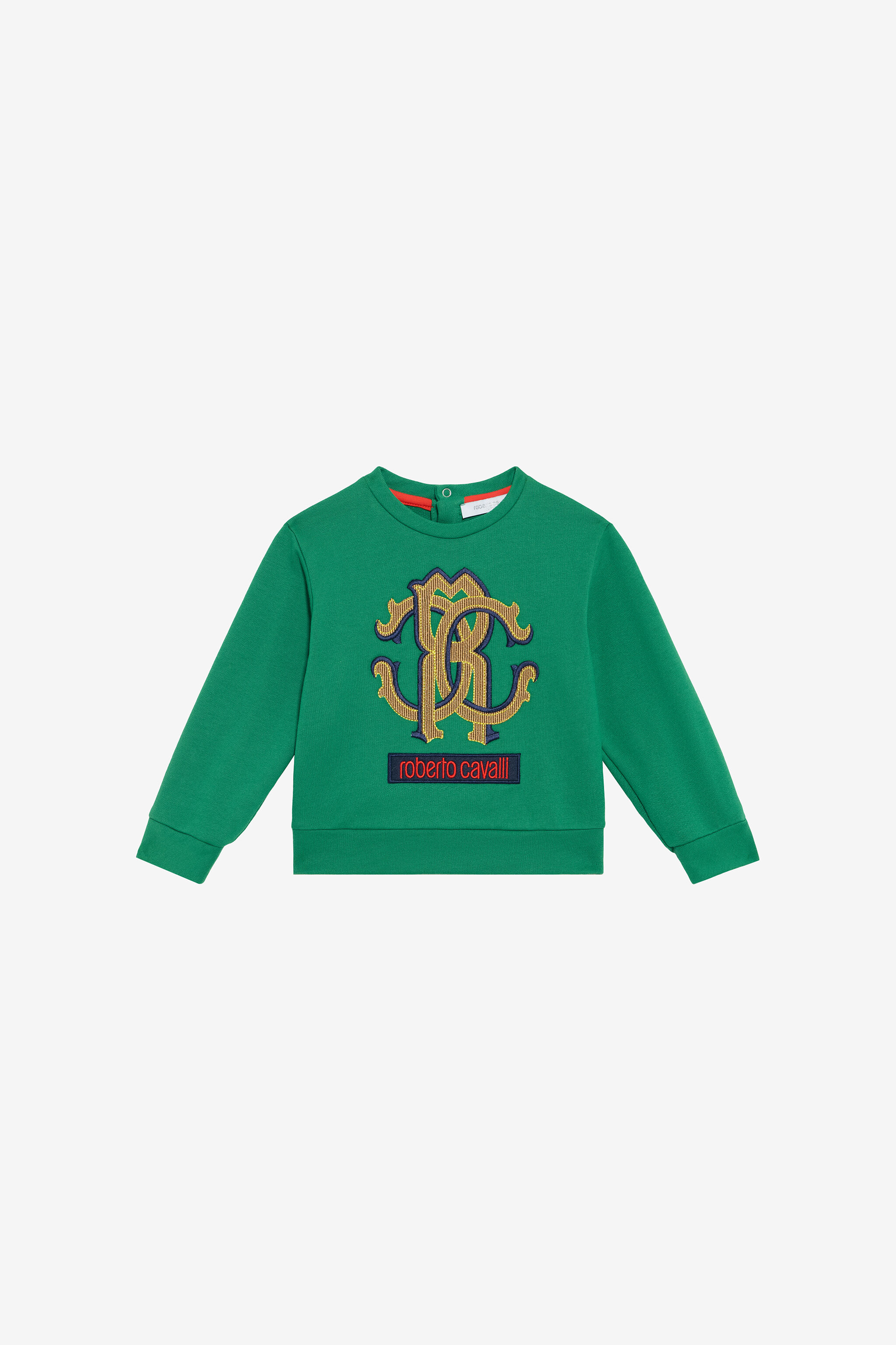 JU Felpa Verde Con Monogram RC GREEN VJT693-CF050