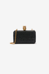 ${brand} Clutch Con Pedrería Y Tigre ${colorDescription} ${masterID}