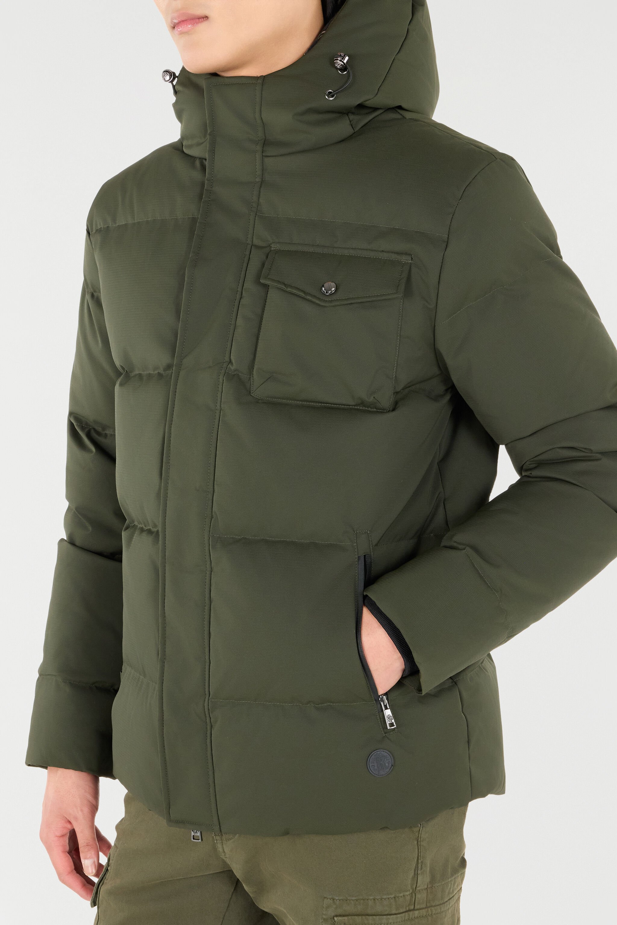 RC Piumino Trapuntato Con Taschino MILITARY GREEN OOT40F-DJ001