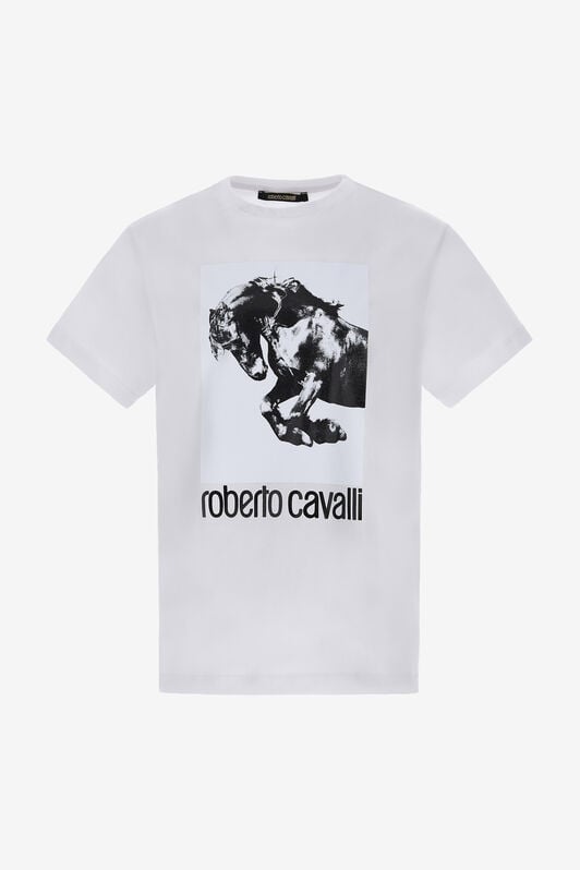 RC T-shirt with Horse logo and print RC T-shirt with Horse logo and print White NOT60D-JD060