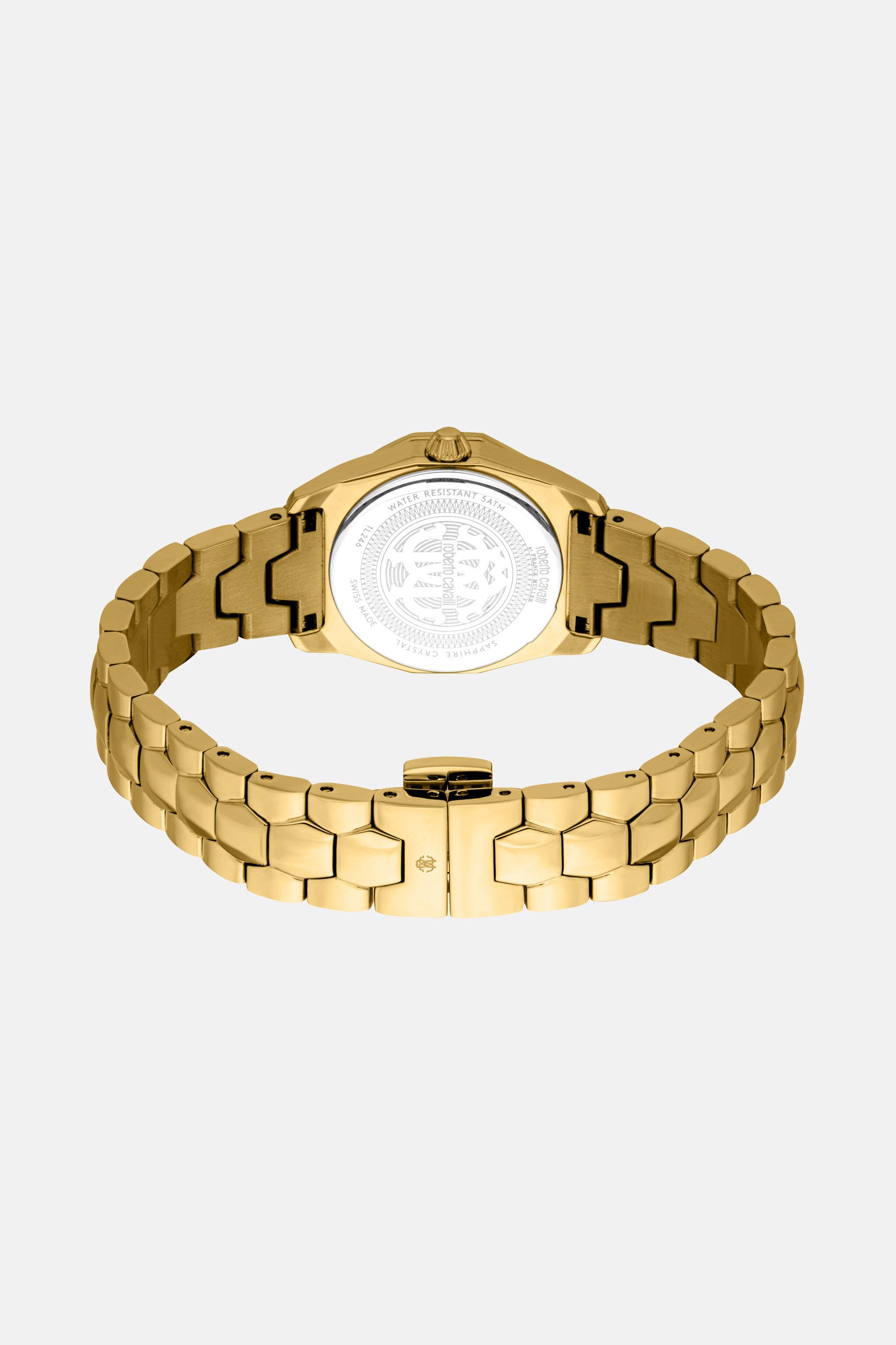 RC Roberto Cavalli by Frank Muller Logo watch Gold SALG24-IG168