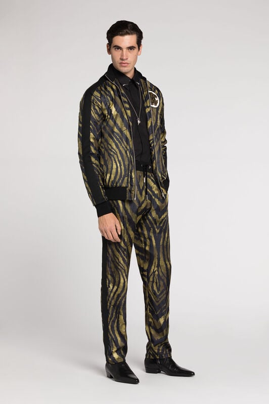 RC Freedom-Print Silk Track Pants Dark green/Black RRT25M-2N410