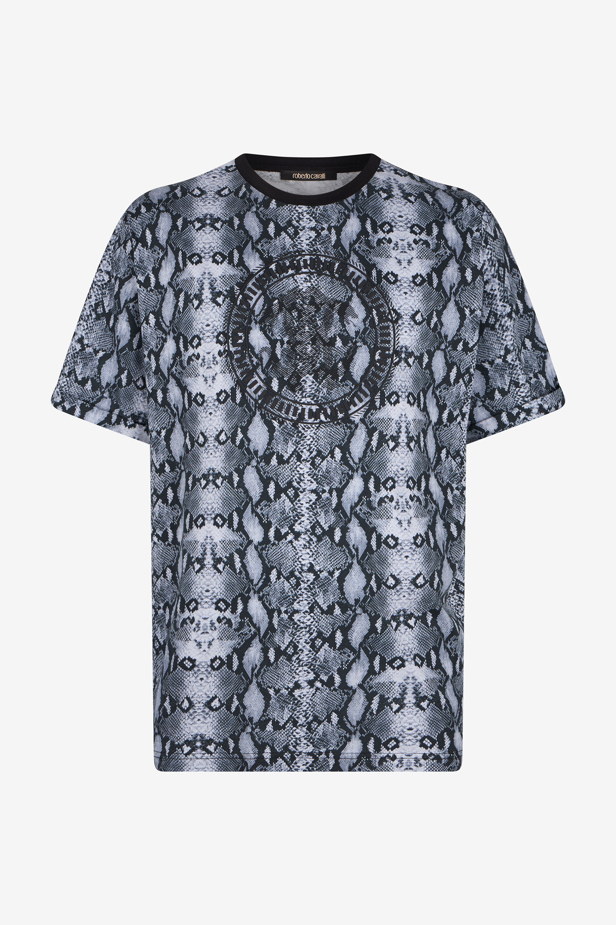 RC Python Print T-Shirt BLACK QOT62C-JFR25