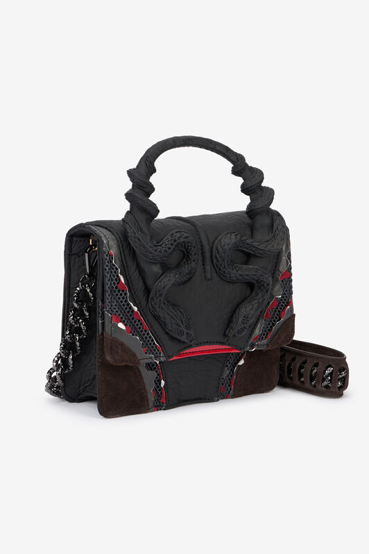 RC Borsa Rossa E Nera Con Serpenti RC Borsa Rossa E Nera Con Serpenti NERO/ROSSO VWB003-PZS69