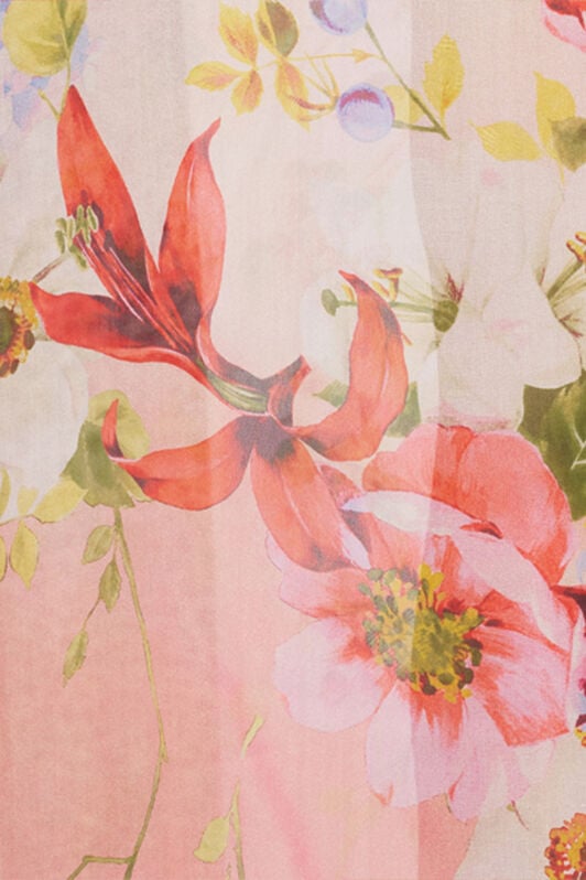 RC Miami Flowers Silk Kaftan RC Miami Flowers Silk Kaftan GREEN/FUCHSIA WQW017-HNR32