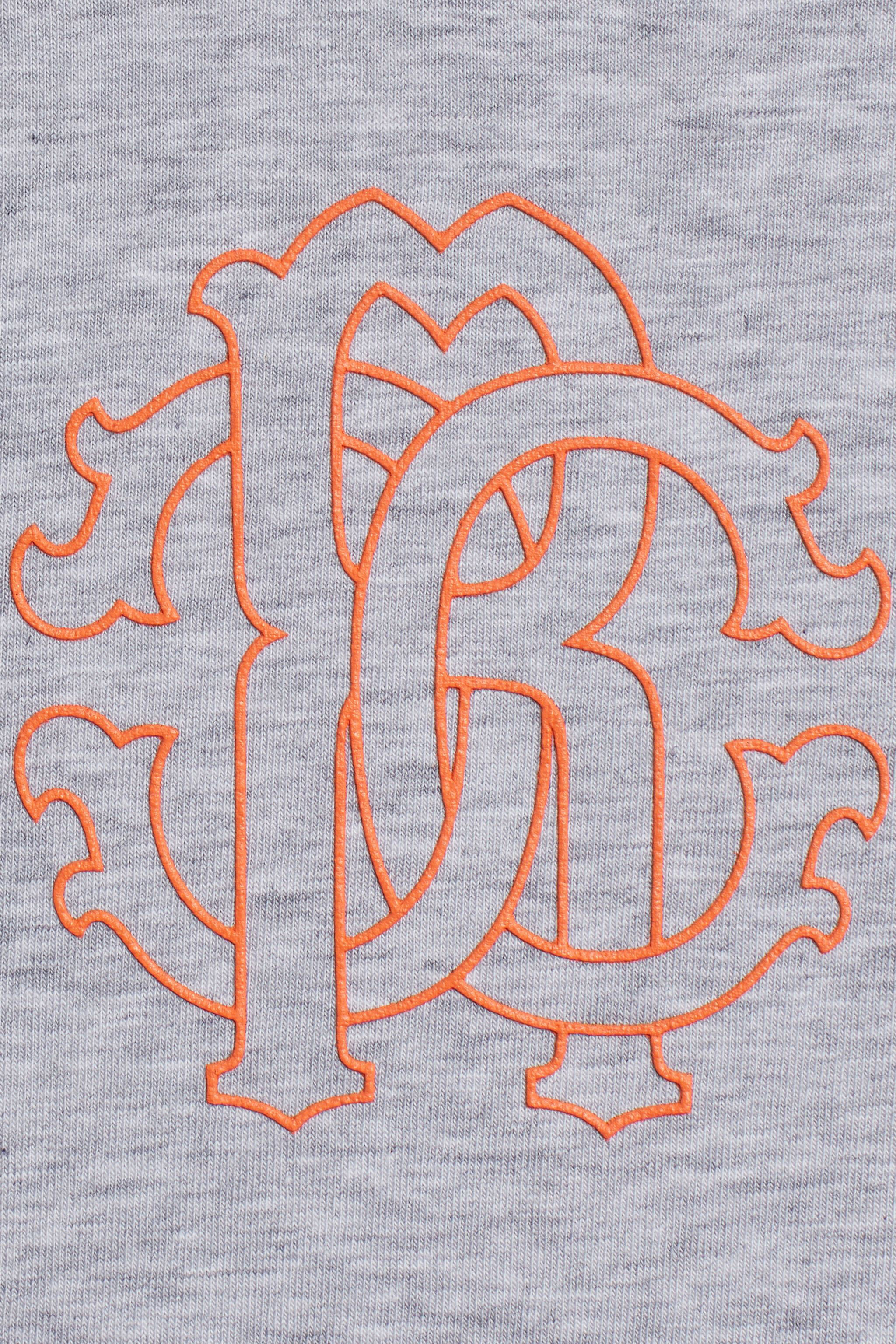 JU Grey RC logo T-shirt GREY MELANGE IJT670-JV025