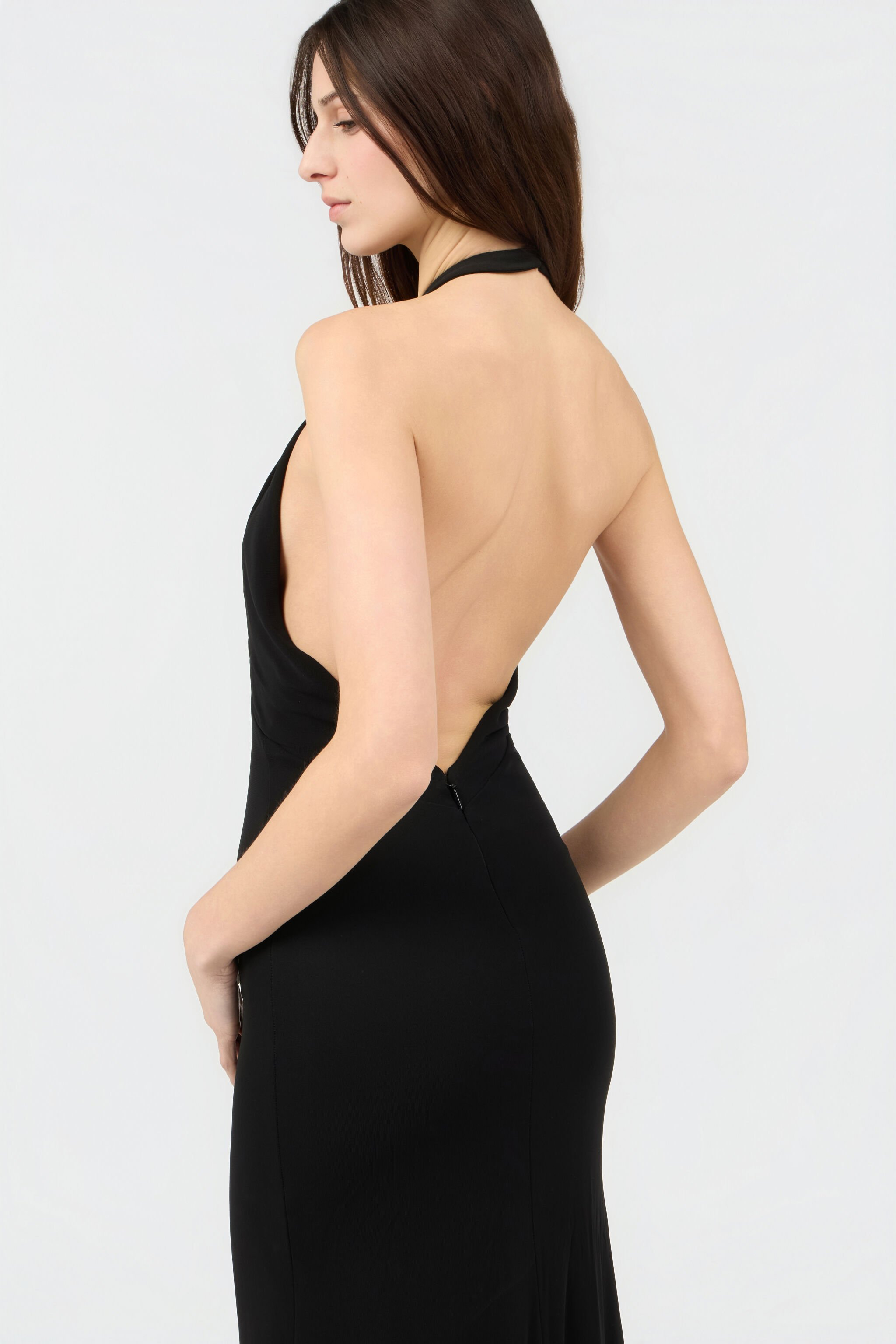 RC Black Midi Dress BLACK WKT141-JJ009