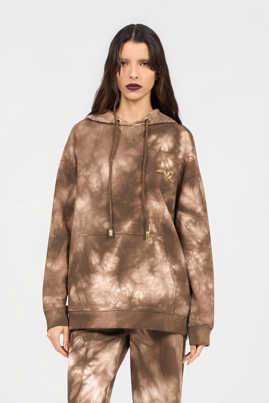 RC Sweatshirt with Tie Dye NATURAL XQT67C-CF026