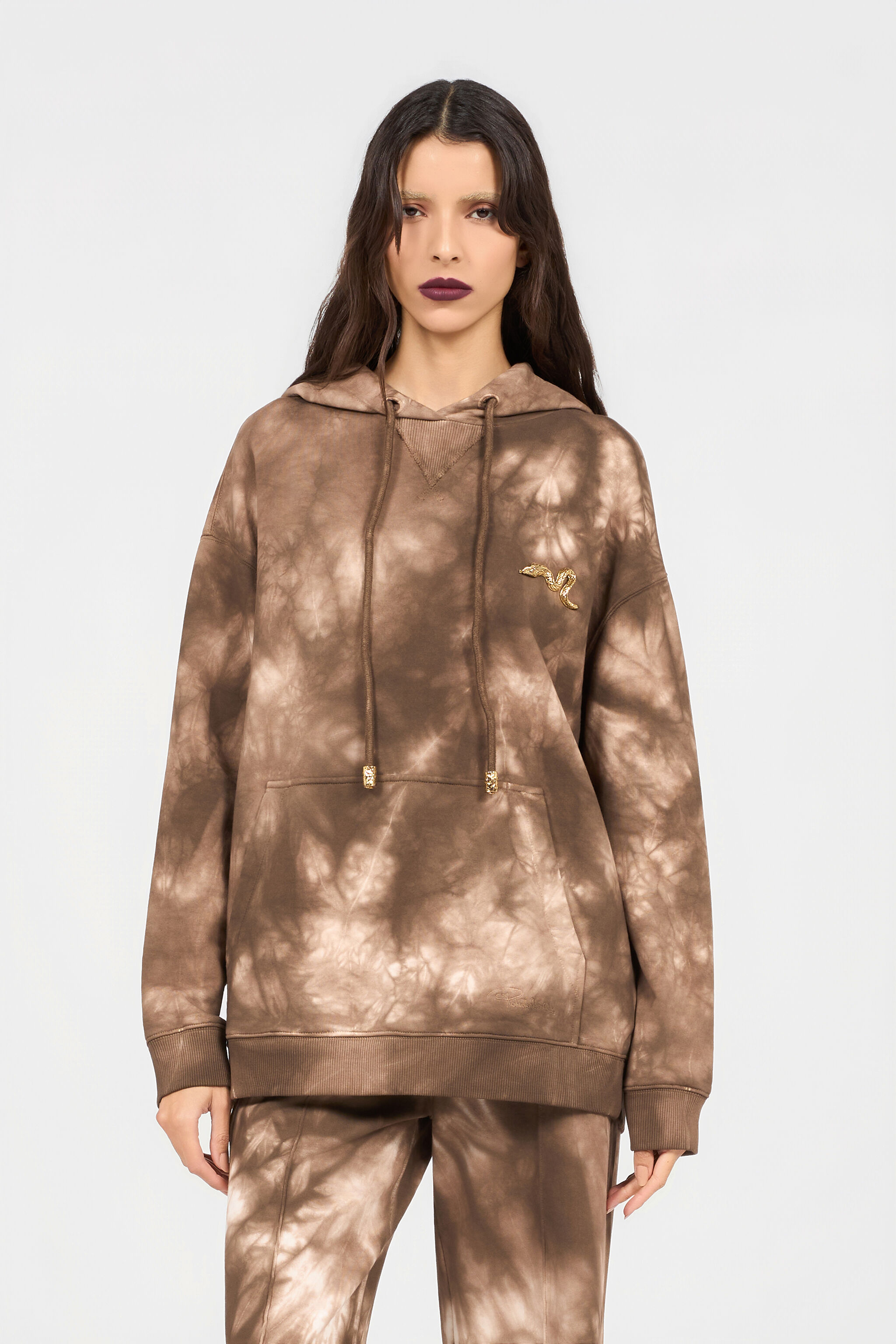 RC Sweatshirt with Tie Dye NATURAL XQT67C-CF026