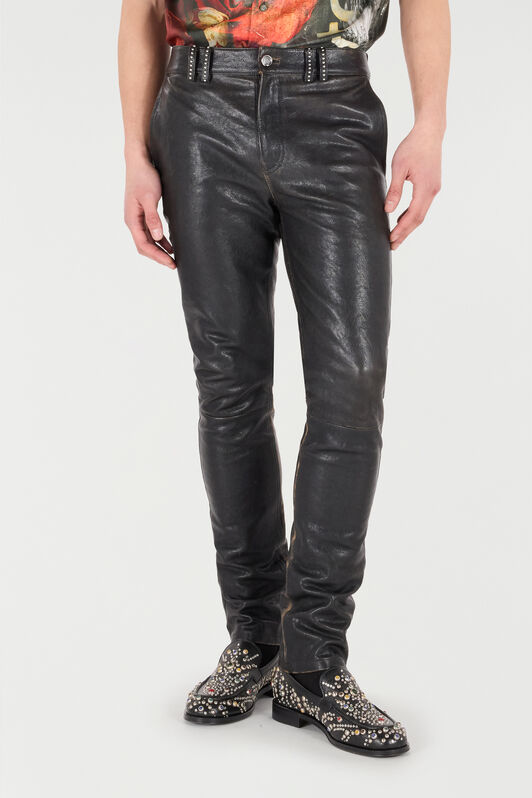 RC Genuine Leather Pants Black VRP200-PG016