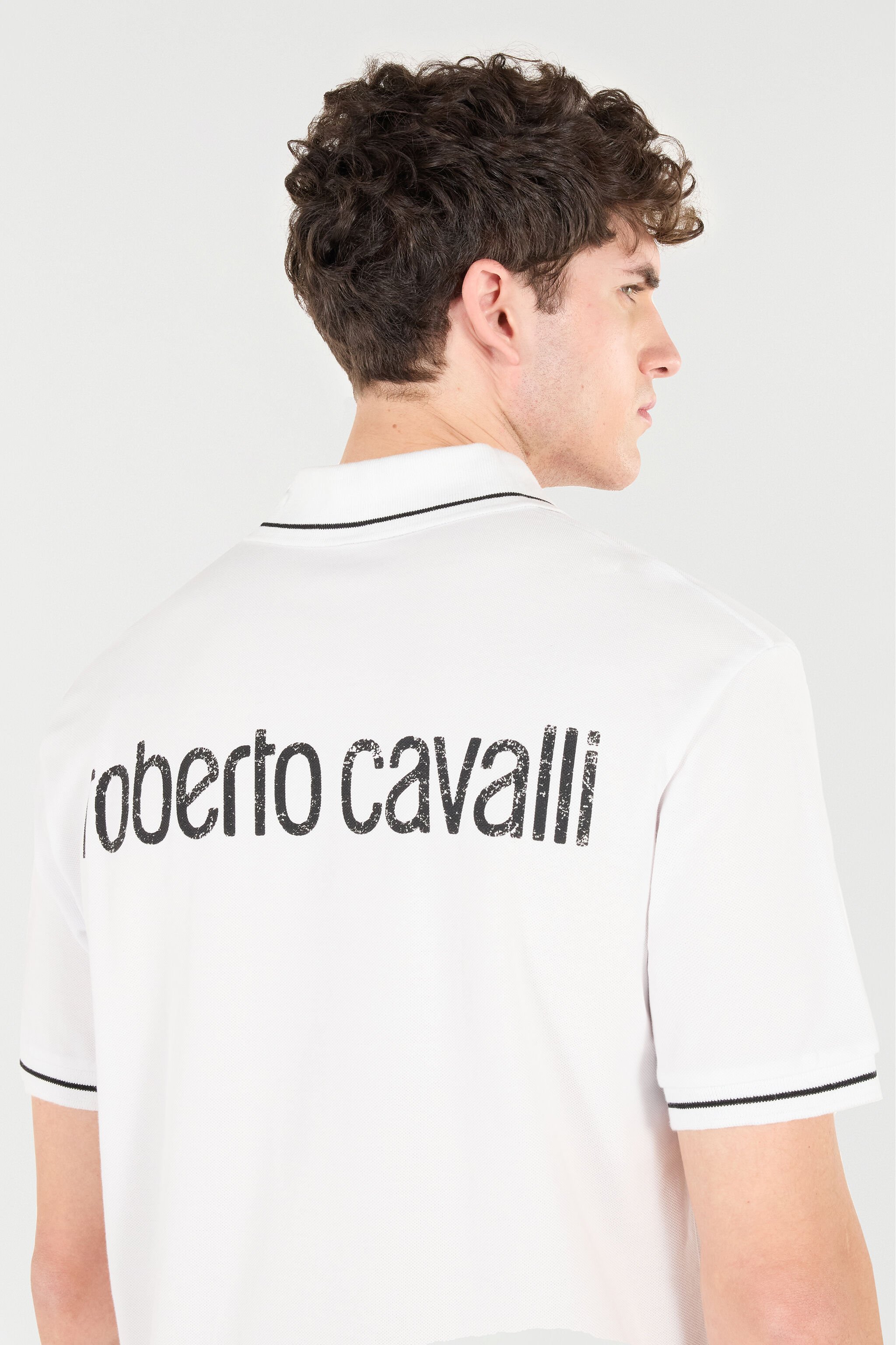 RC Polo With RC Monogram And Logo White POT64B-KB001