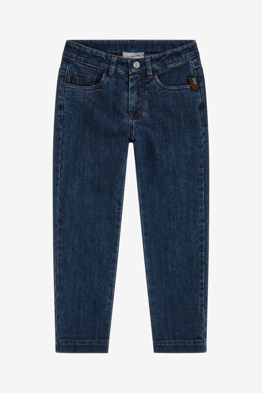 JU Jeans con logo Blu scuro SJJ208-DS015