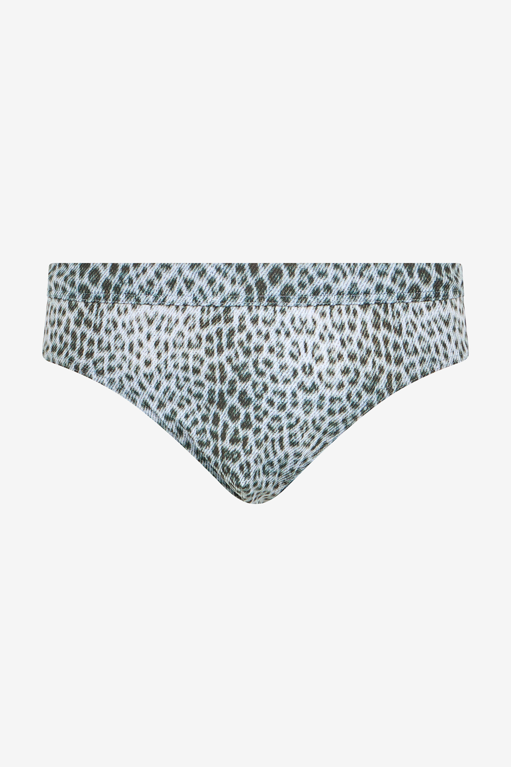 Baby Jaguar Print Swim Briefs in QUIET HARBOR for Men | Roberto