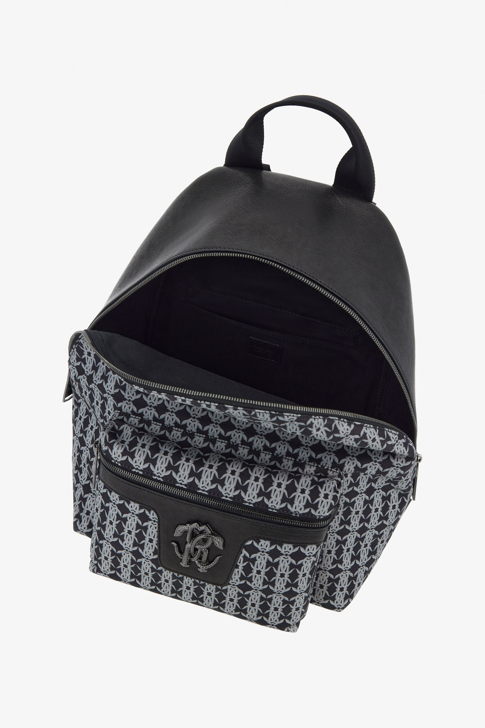 RC Backpack with Monogram Mirror Snake Schwarz/Grau SRB001-FT169