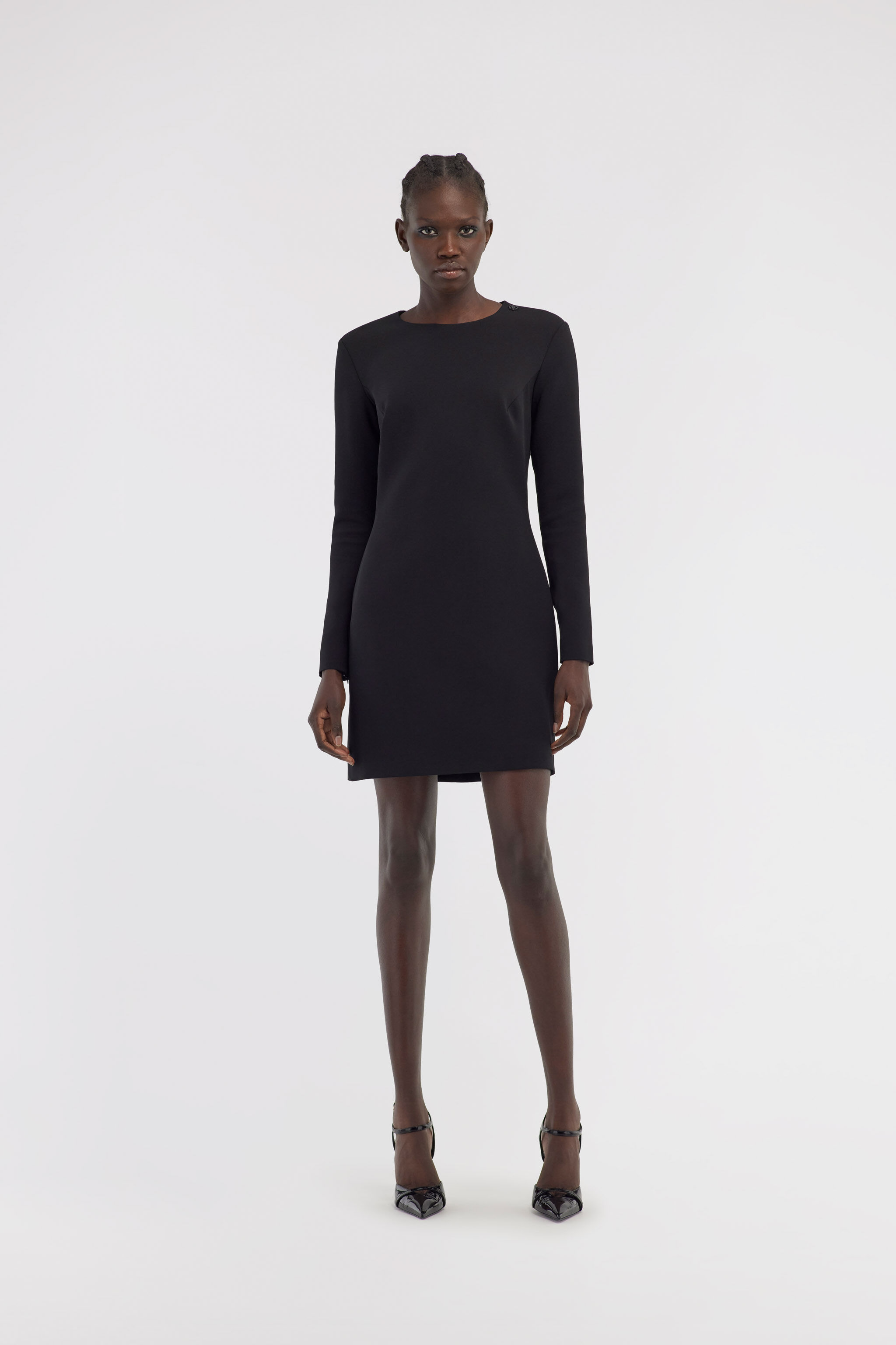 RC Long-sleeve dress with RC Black NOT10B-KU012