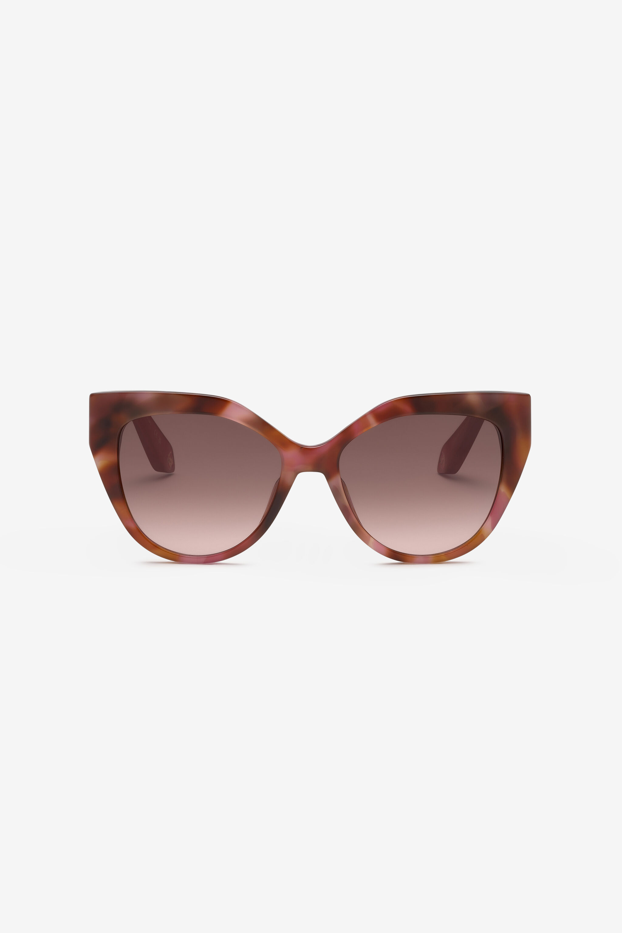 RC Occhiali da sole con aste a serpente. BROWN/PINK HAVANA UALD17-ID212
