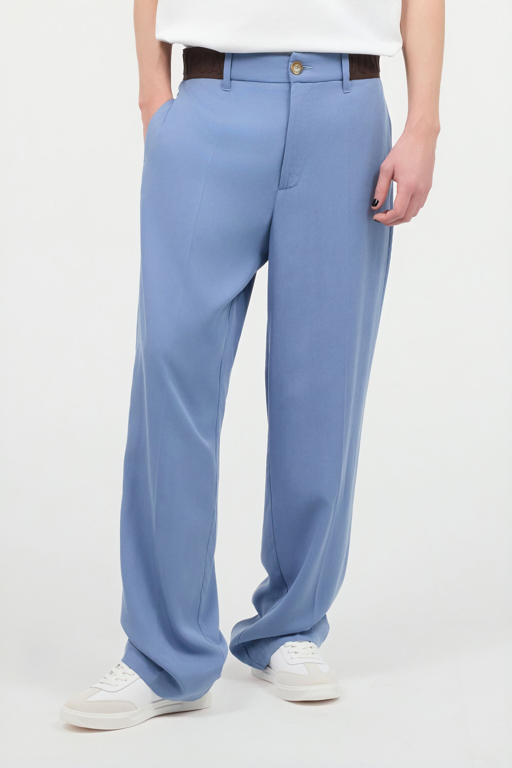 JC Pants With Branded Waistband Blue UFT004-UF018