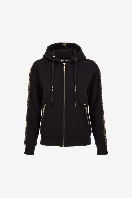 JC Tiger Logo Hoodie Black RKT899-RK405